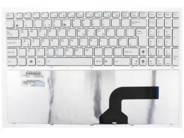 Tipkovnica za Asus K52F K52N K52DR K53E K53SC A53E X53E K72F (QWERTZ) STANDARD EU
